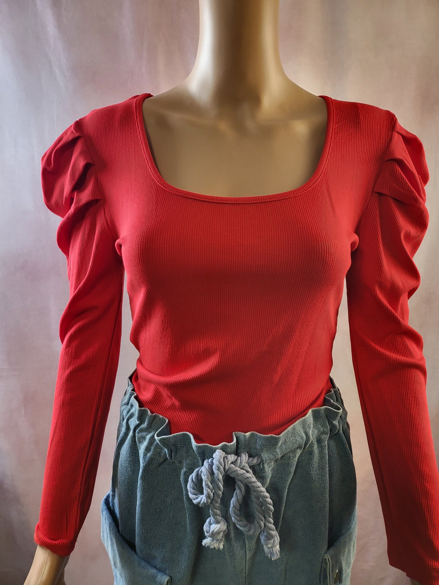 Red Love blouse